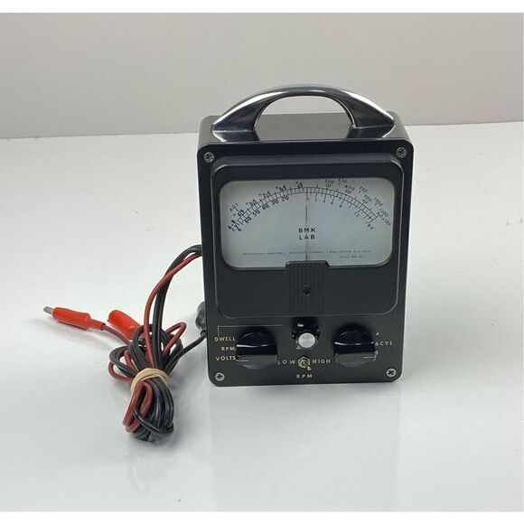 Vintage BMK Lab Auto Tune-up Meter BMK-11 Nice Condition Black Rare EB1906 - Picture 3 of 8